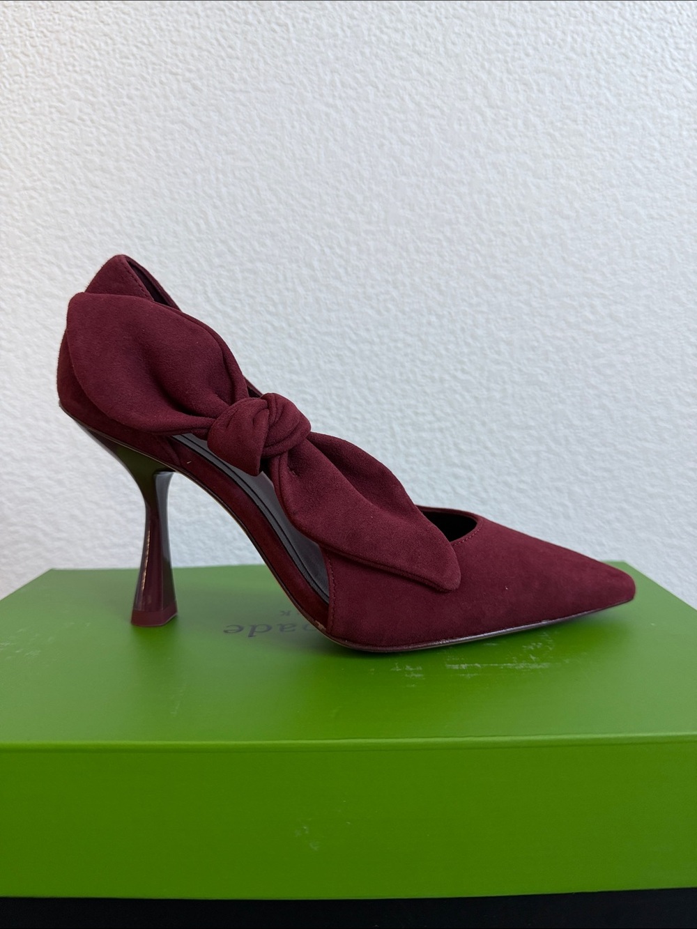 kate spade New York Women's Bunnie Slip-On Suede Pumps NIB